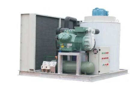 5T Stainless Steel Flake Ice Machine delivered to Food Factory