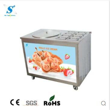  新鲜水果炒冰淇淋卷机